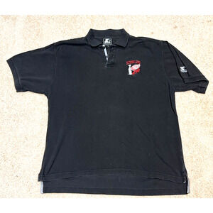 Starter Stanley Cup Champions 97, 98 Red Wings Detroit Polo Men's Size XL Black